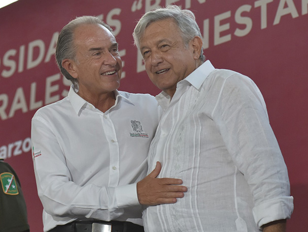  Aprobación a AMLO en SLP, 45 por ciento; Carreras López, 32.2: Mitofsky