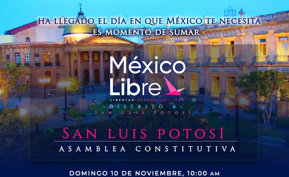  Convocan a asamblea para la conformación de México Libre