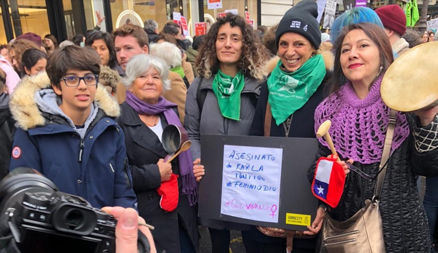  Caso de Karla Pontigo, en calles de París, Francia