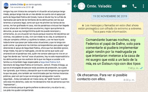  Omisiones de la SSPE afectan a vecinos de Dafne