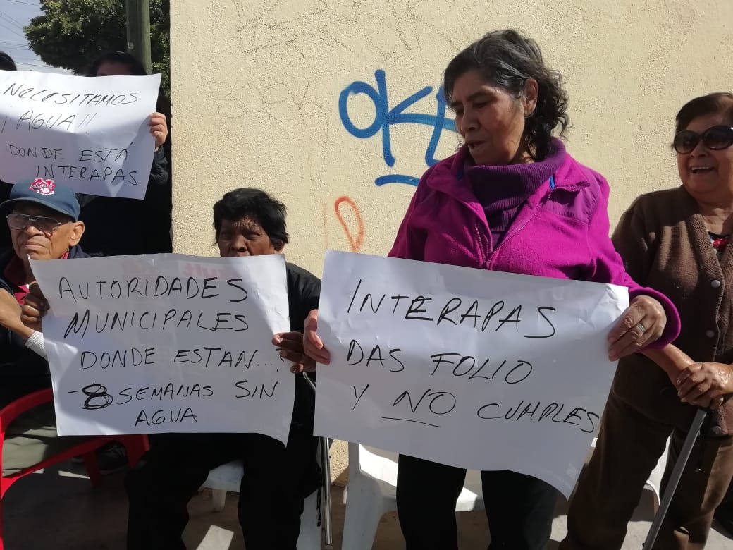  Colonos de la Industrial Aviación, sin agua desde hace tres meses