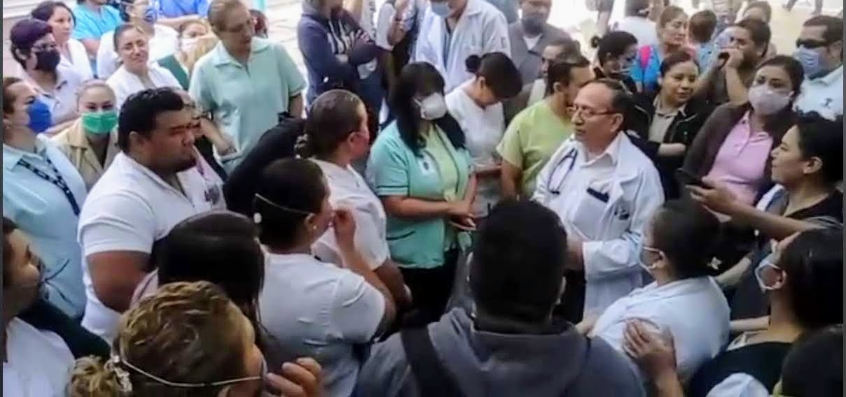  Personal del IMSS de Cuauhtémoc exigen insumos para protegerse del Covid-19