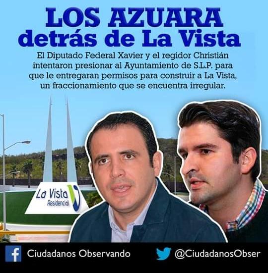  Xavier Azuara y Christian Azuara habrían presionado para otorgar permisos a La Vista
