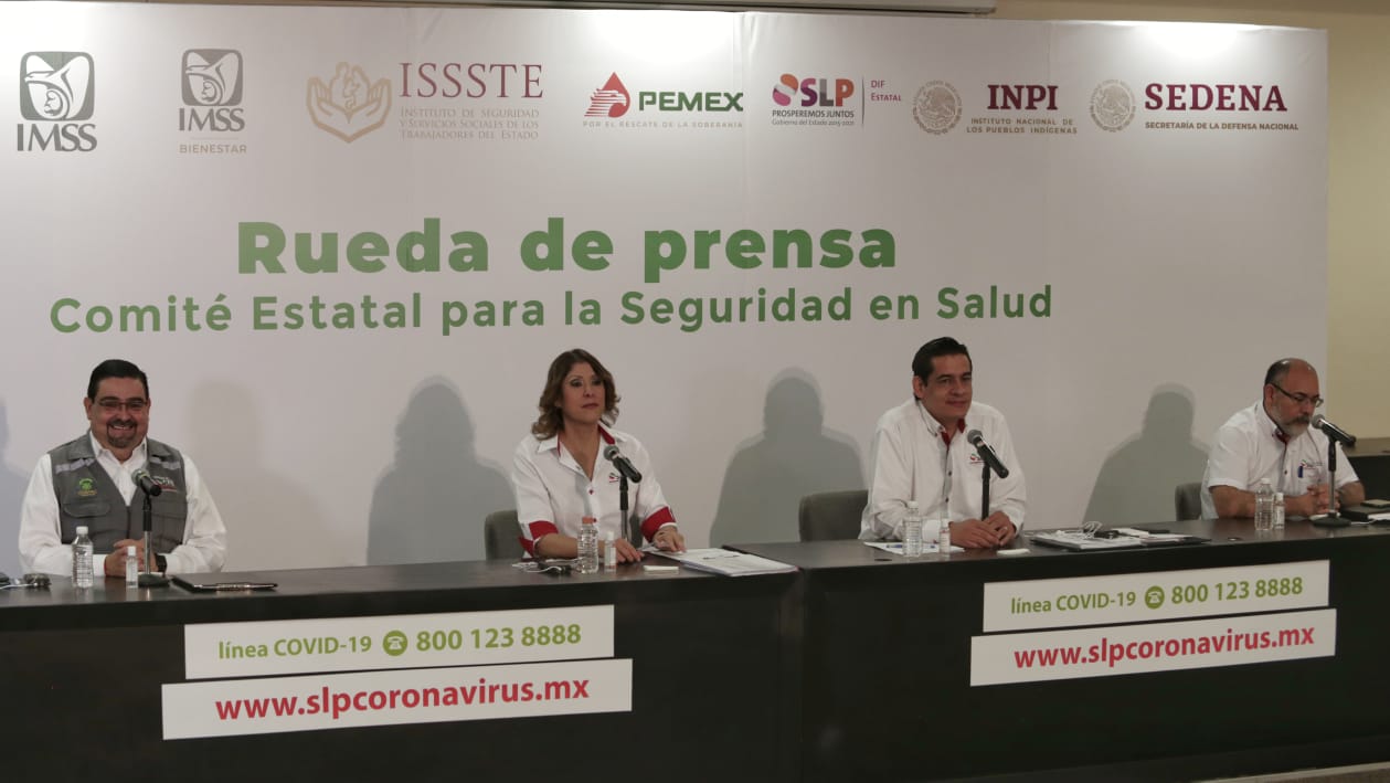  SLP rompe récord de contagios; llega a mil 308 casos de COVID-19