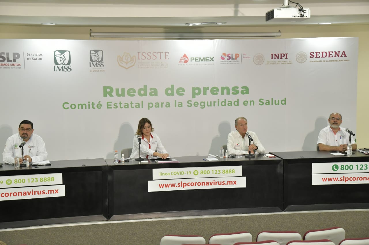  SLP registra 87 casos nuevos de COVID-19; llega a dos mil 68