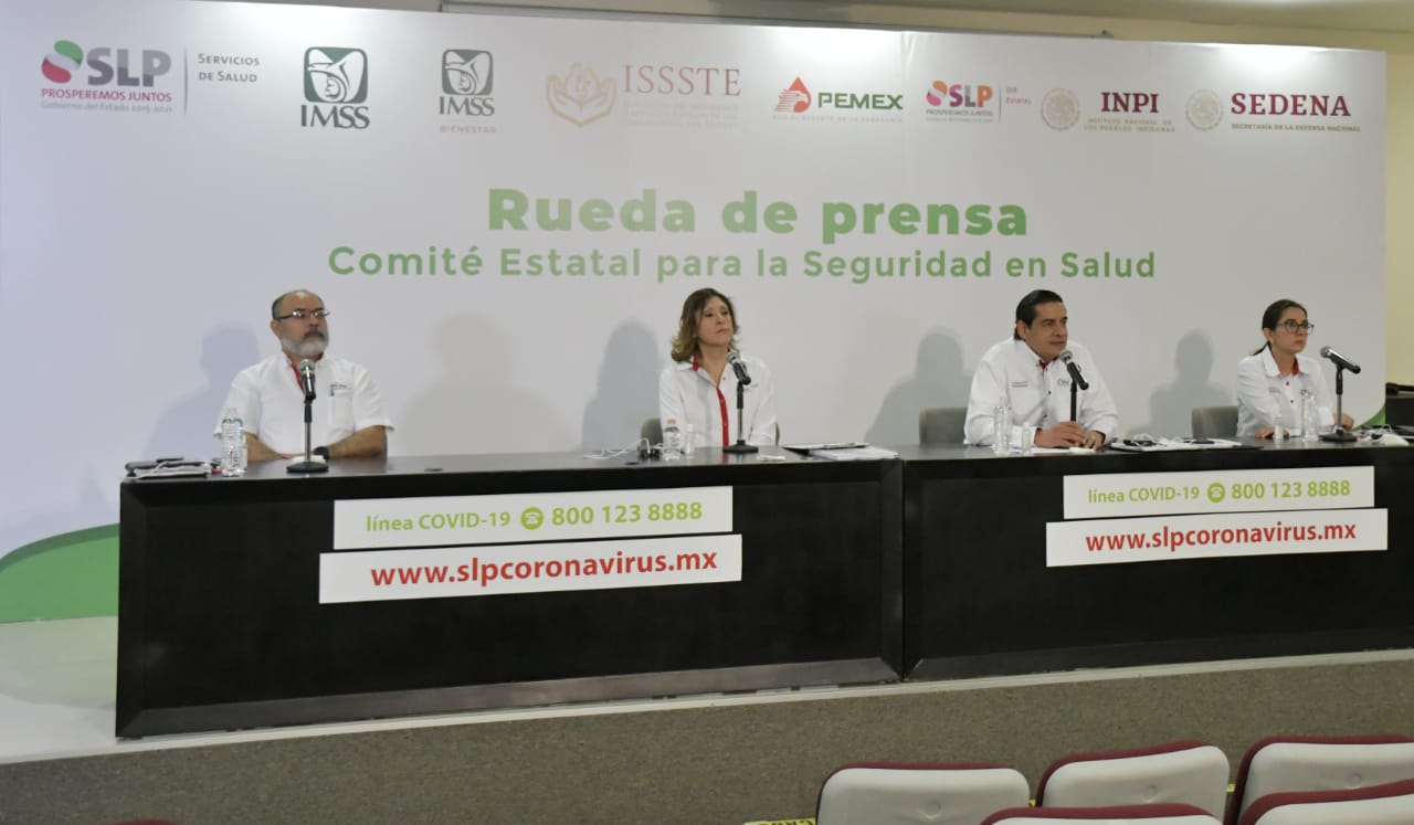  En un día, 143 nuevos casos de COVID-19 en SLP; llega a tres mil seis confirmados