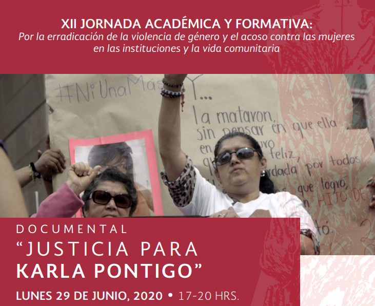  Anuncian lanzamiento virtual de documental sobre Karla Pontigo