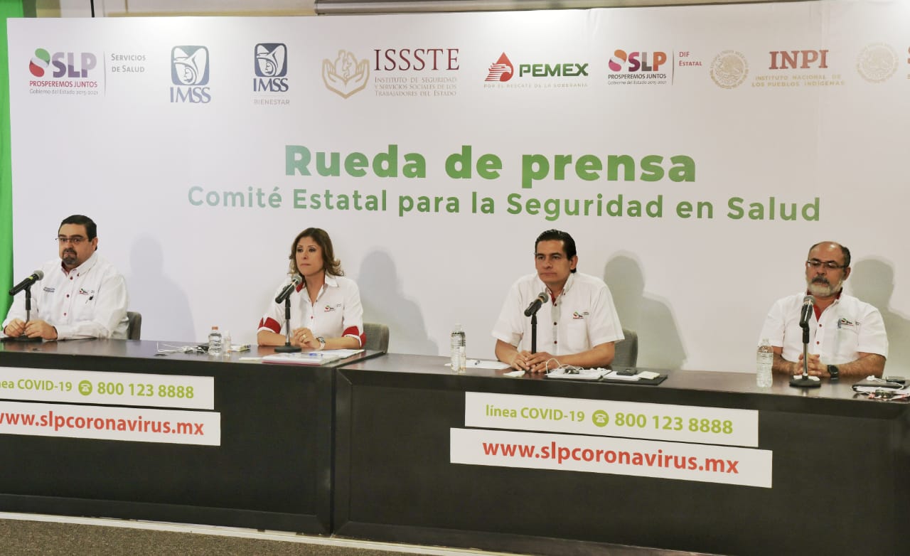  Registra SLP 101 nuevos casos de COVID-19 en 24 horas