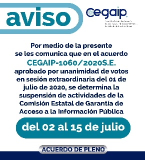  CEGAIP estrena presidente… con ampliación a suspensión de actividades