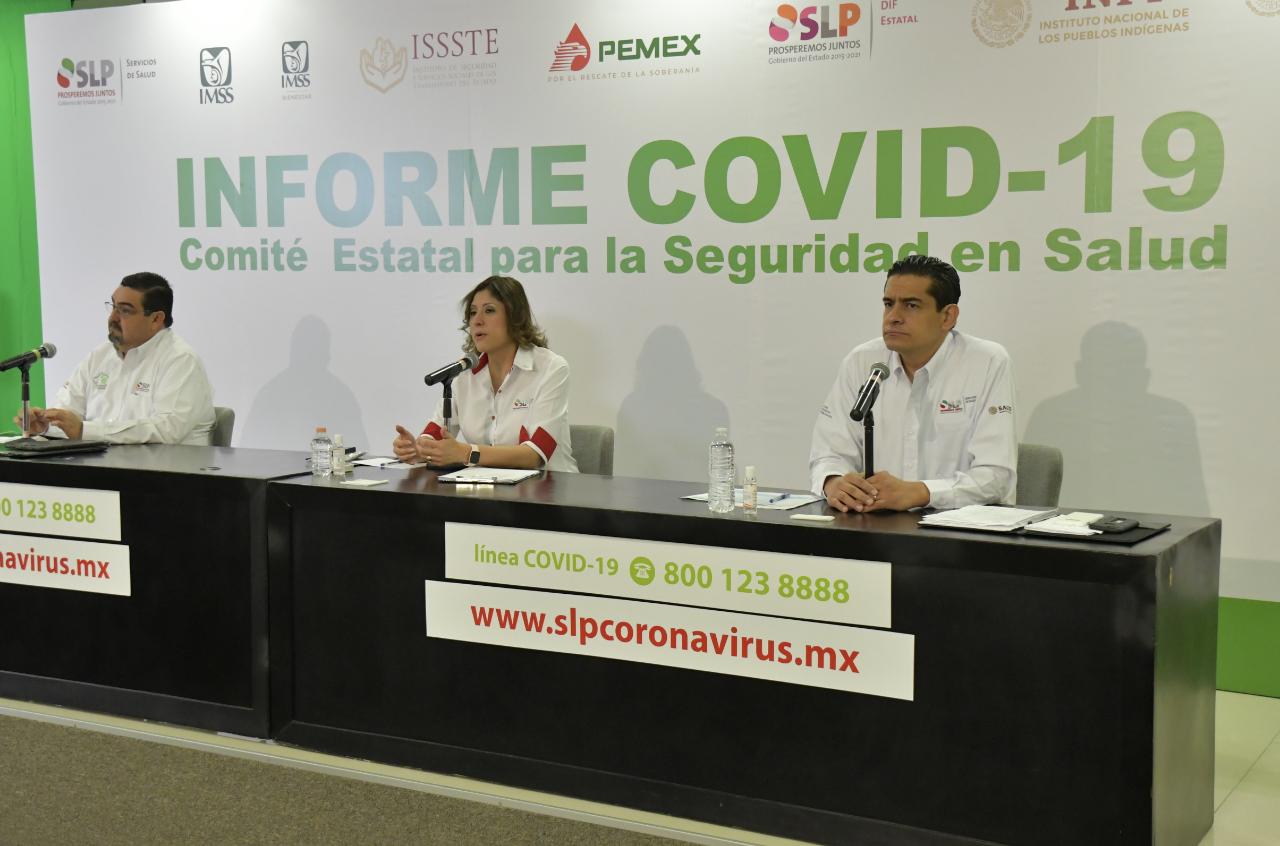  En 24 horas, 119 casos nuevos de COVID-19 en SLP