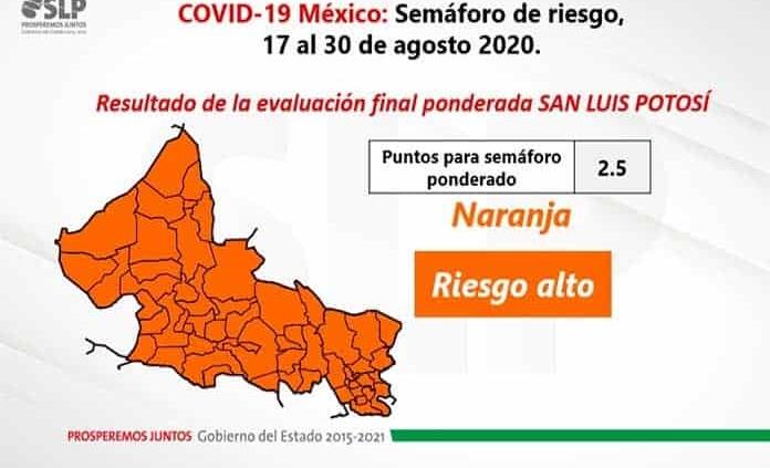  SLP, al límite de volver a semáforo rojo