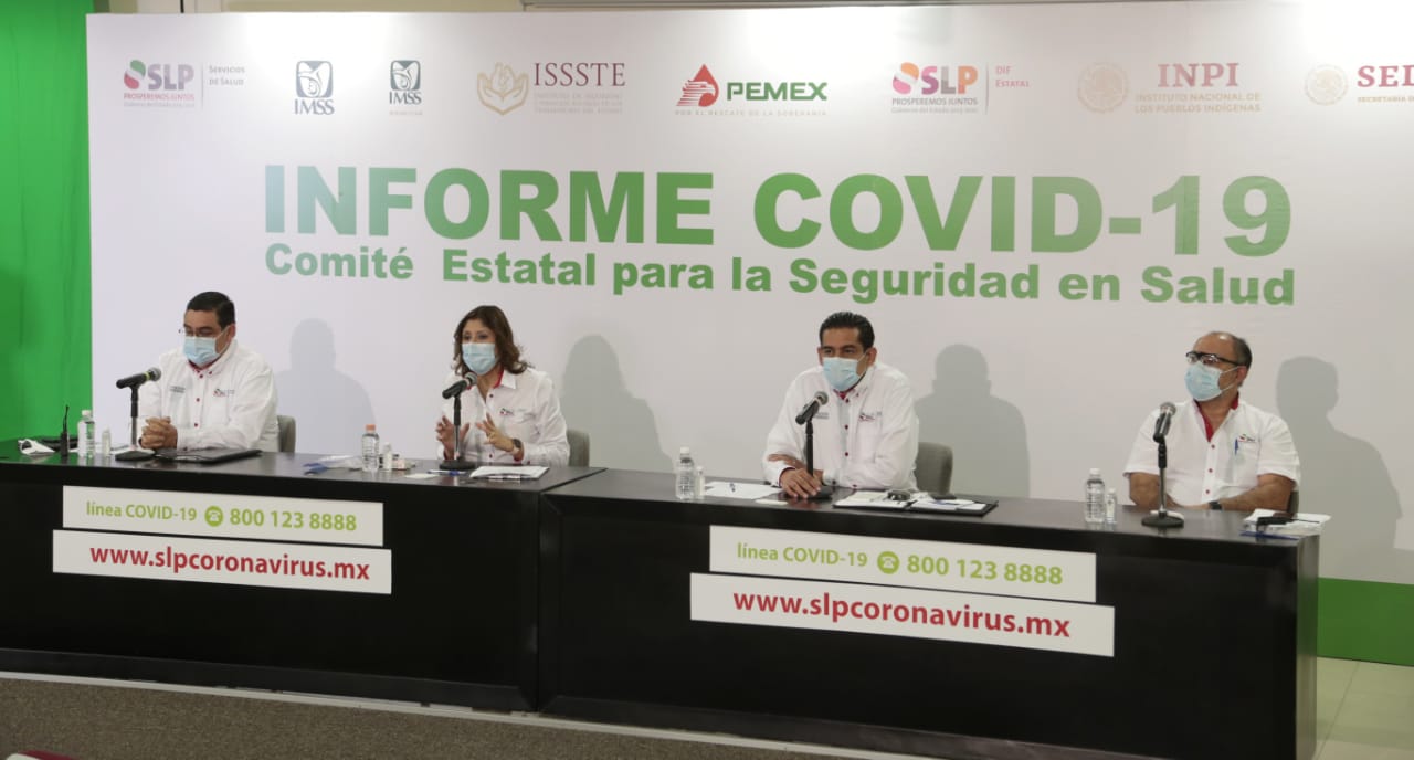 Con 302 casos nuevos, llega SLP a 12 mil 107 personas contagiadas de COVID
