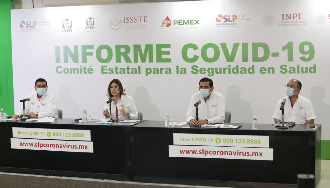  Llega SLP a 12 mil 565 casos de coronavirus