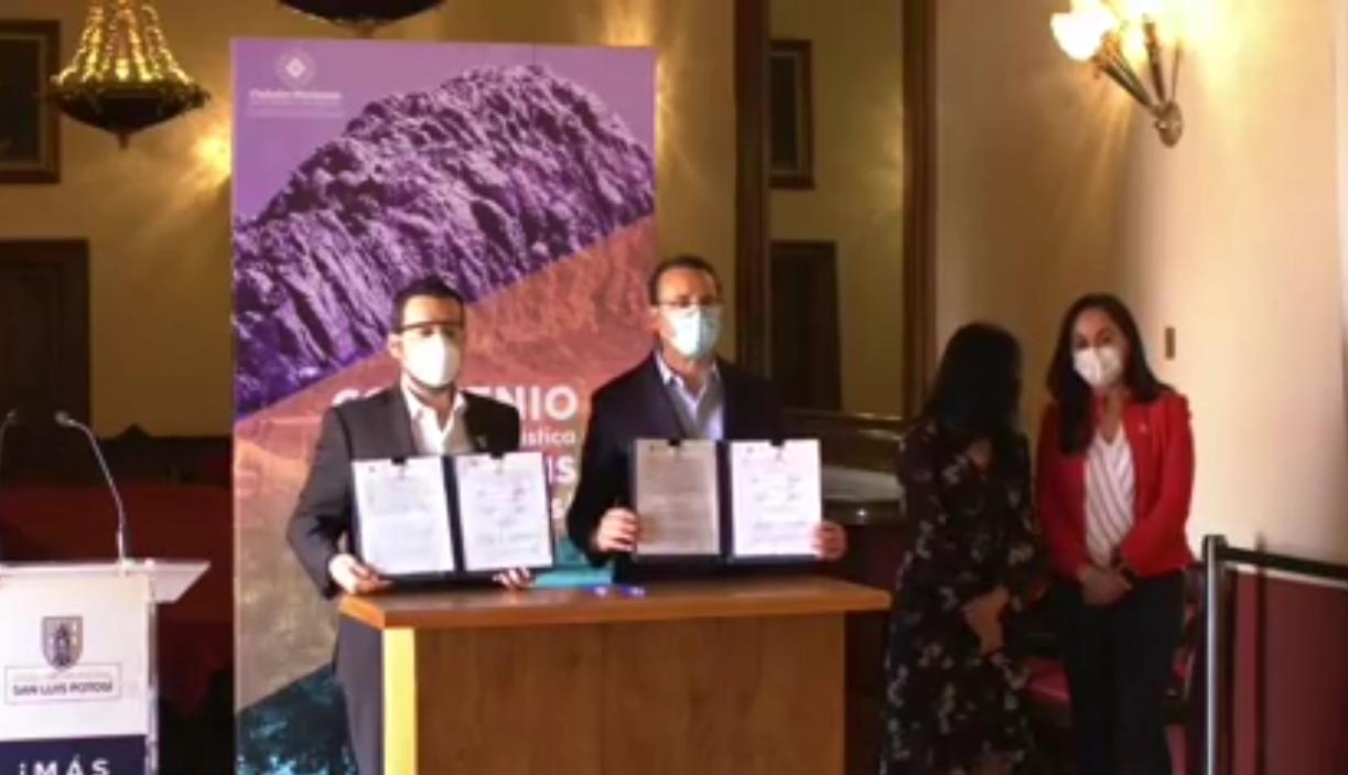  SLP y Zacatecas firman convenio para intercambio promocional