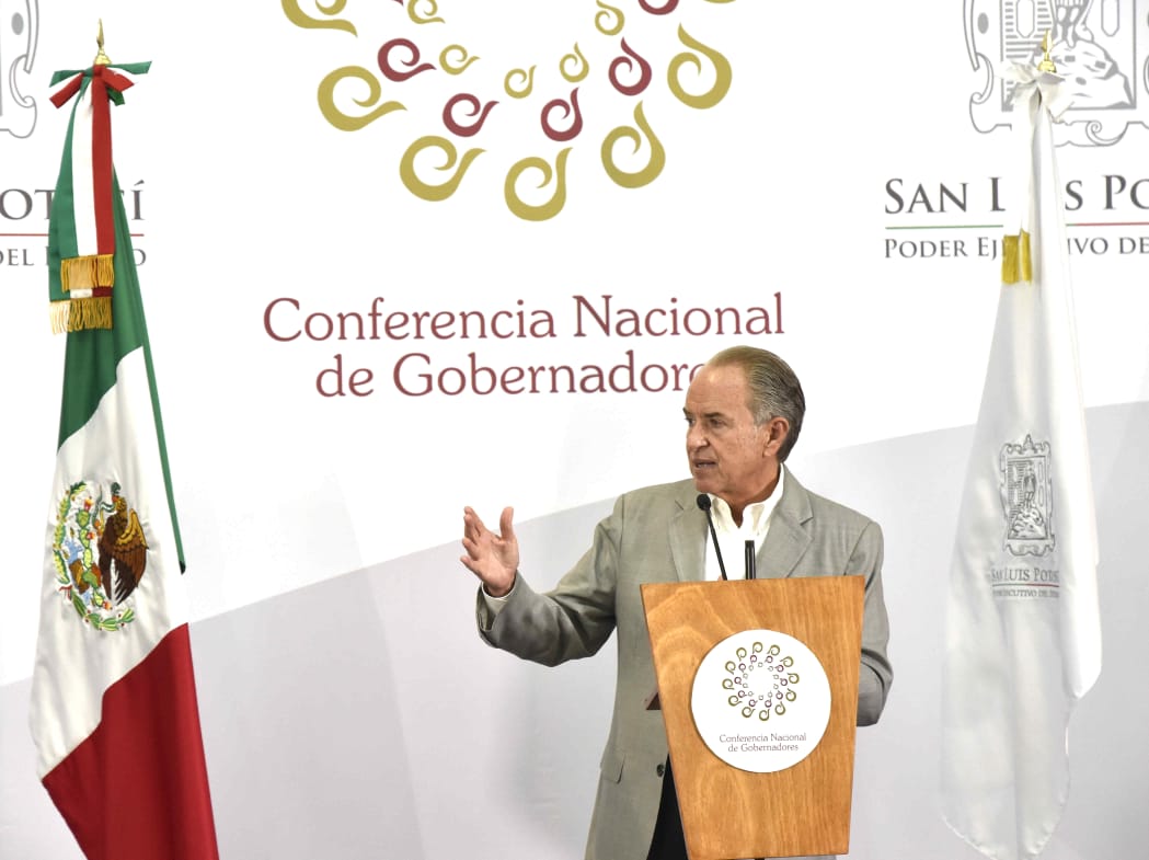  Carreras confirma reunión de la Conago y visita de AMLO a SLP