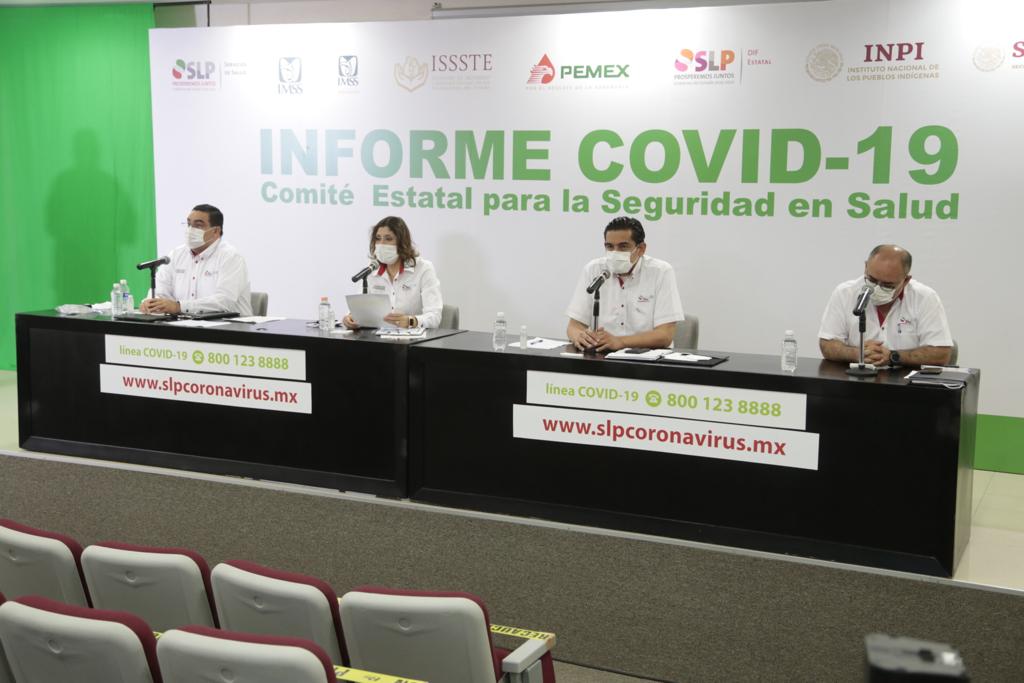  SLP sigue registrando más de 300 casos diarios de COVID-19