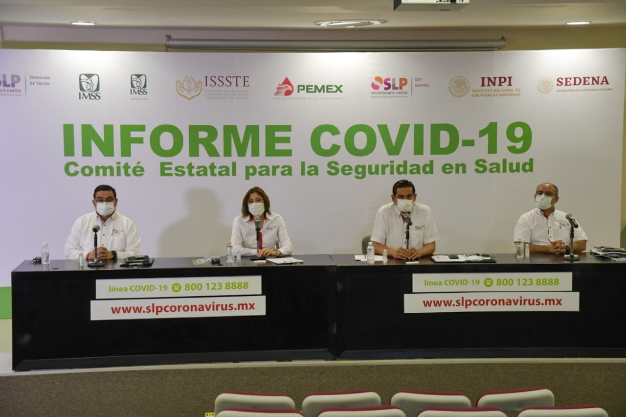  En un día, 154 casos nuevos y 22 defunciones por COVID en SLP