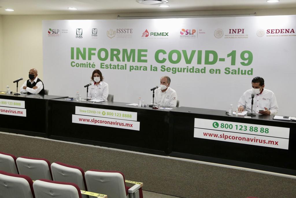  Reporta Salud 133 nuevos casos de COVID-19 en SLP