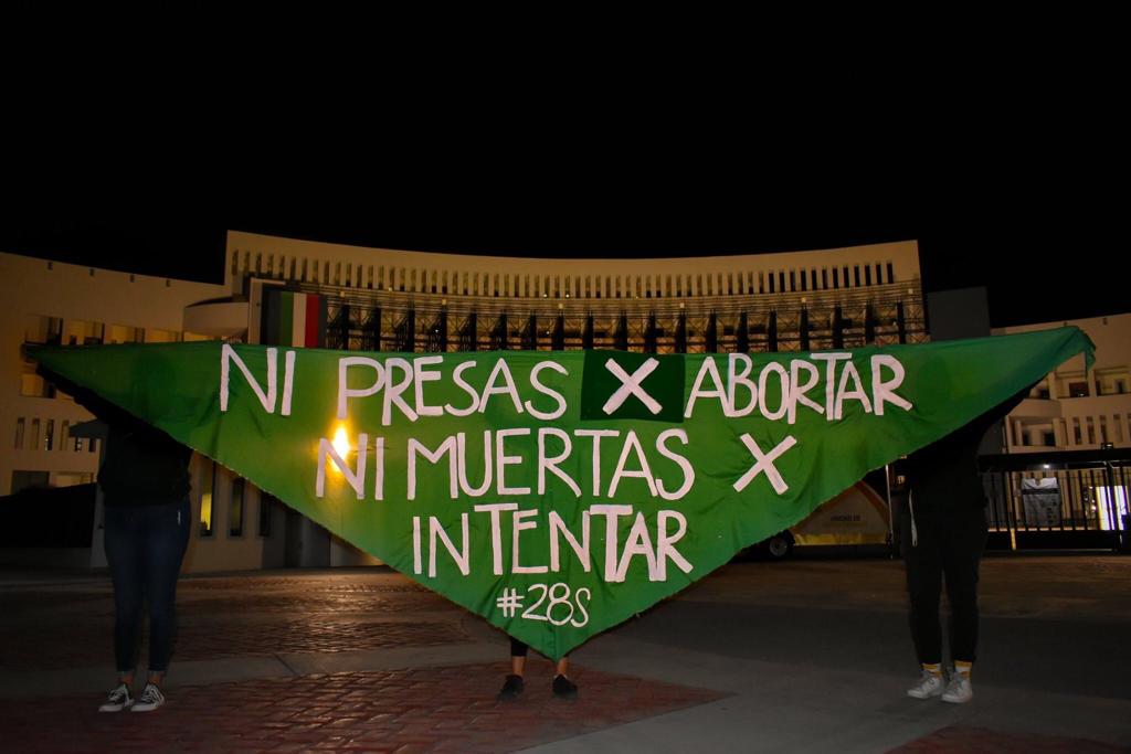  Potosinas se suman a acciones por el día de Acción Global por el Acceso al Aborto Libre y Seguro