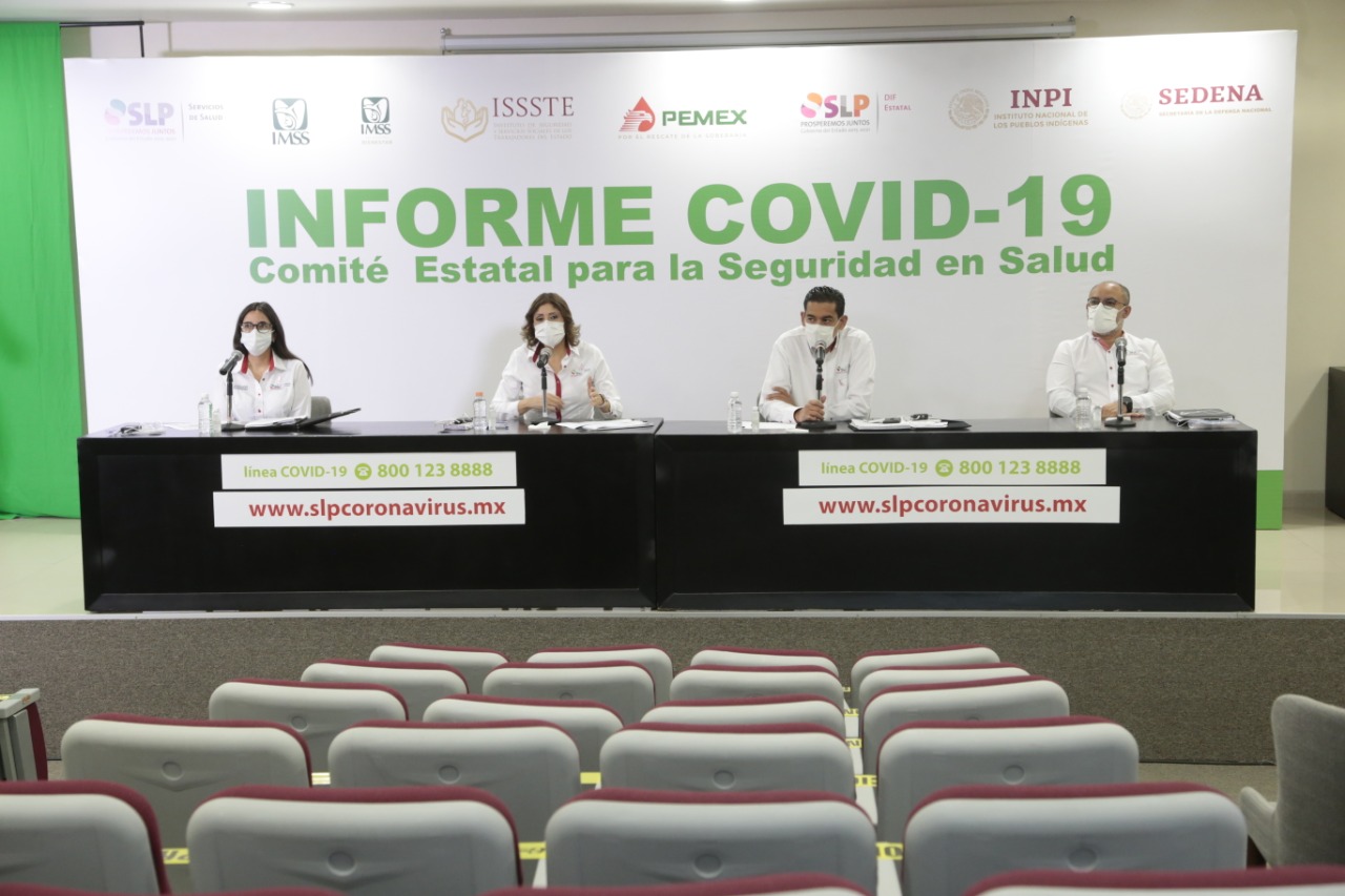  Por sexto día consecutivo, registra SLP aumento de casos de COVID