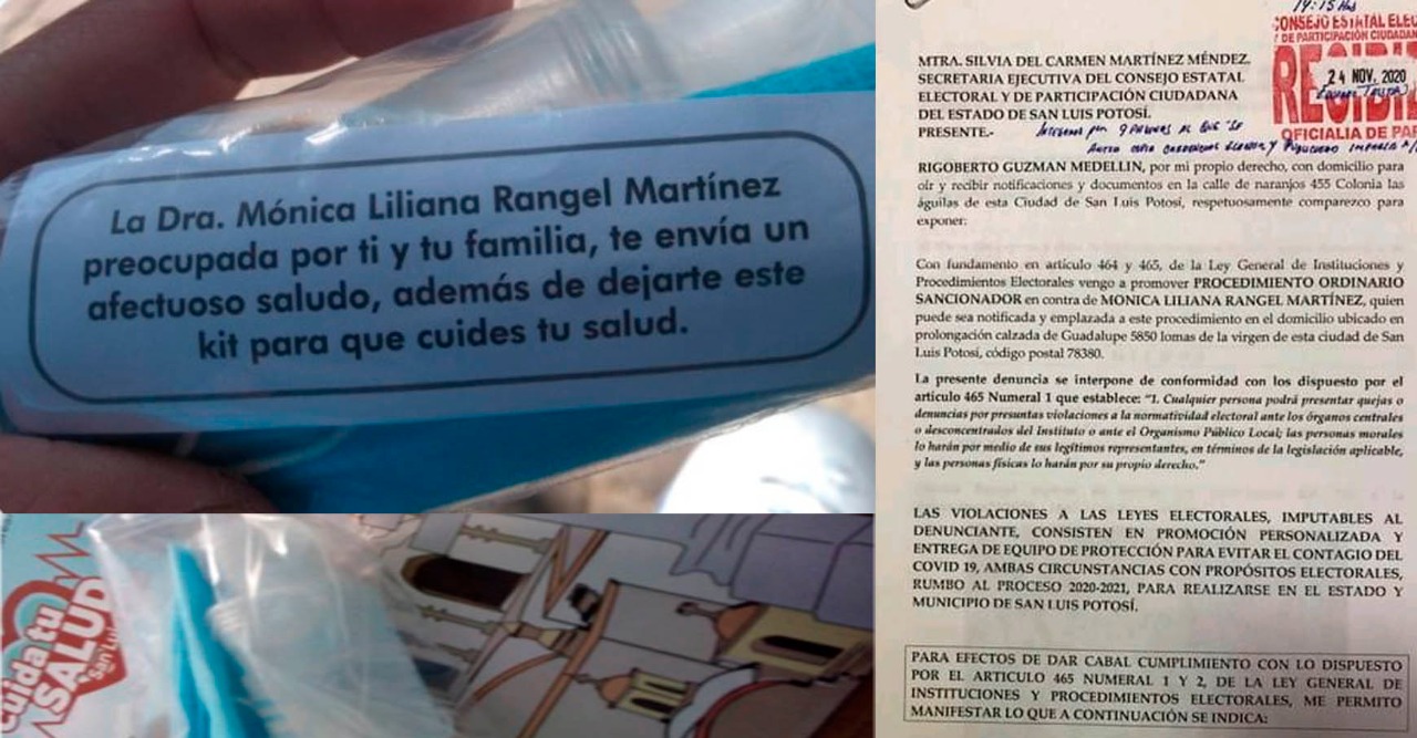  Mónica Liliana Rangel se deslinda de kits médicos repartidos a su nombre