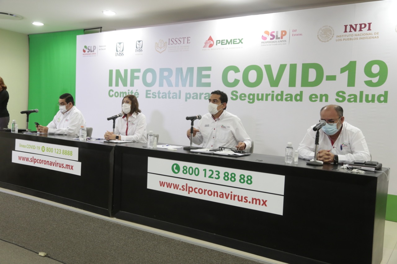  SLP casi llega a los 34 mil casos de COVID-19