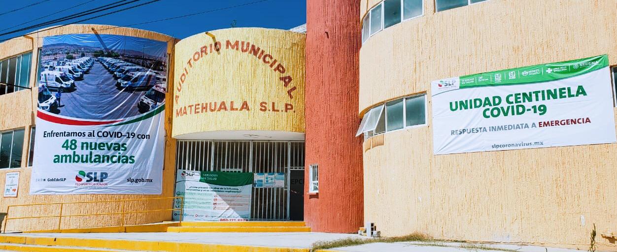  Auditorio municipal de Matehuala fungirá como unidad monitora y centinela