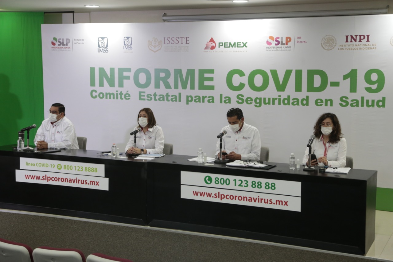  SLP llega a 38 mil 419 casos de COVID