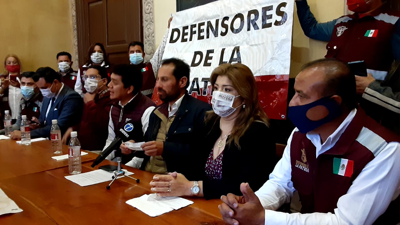 Diputados de Morena deslindan al Gobierno Federal de adeudos a personal del HC