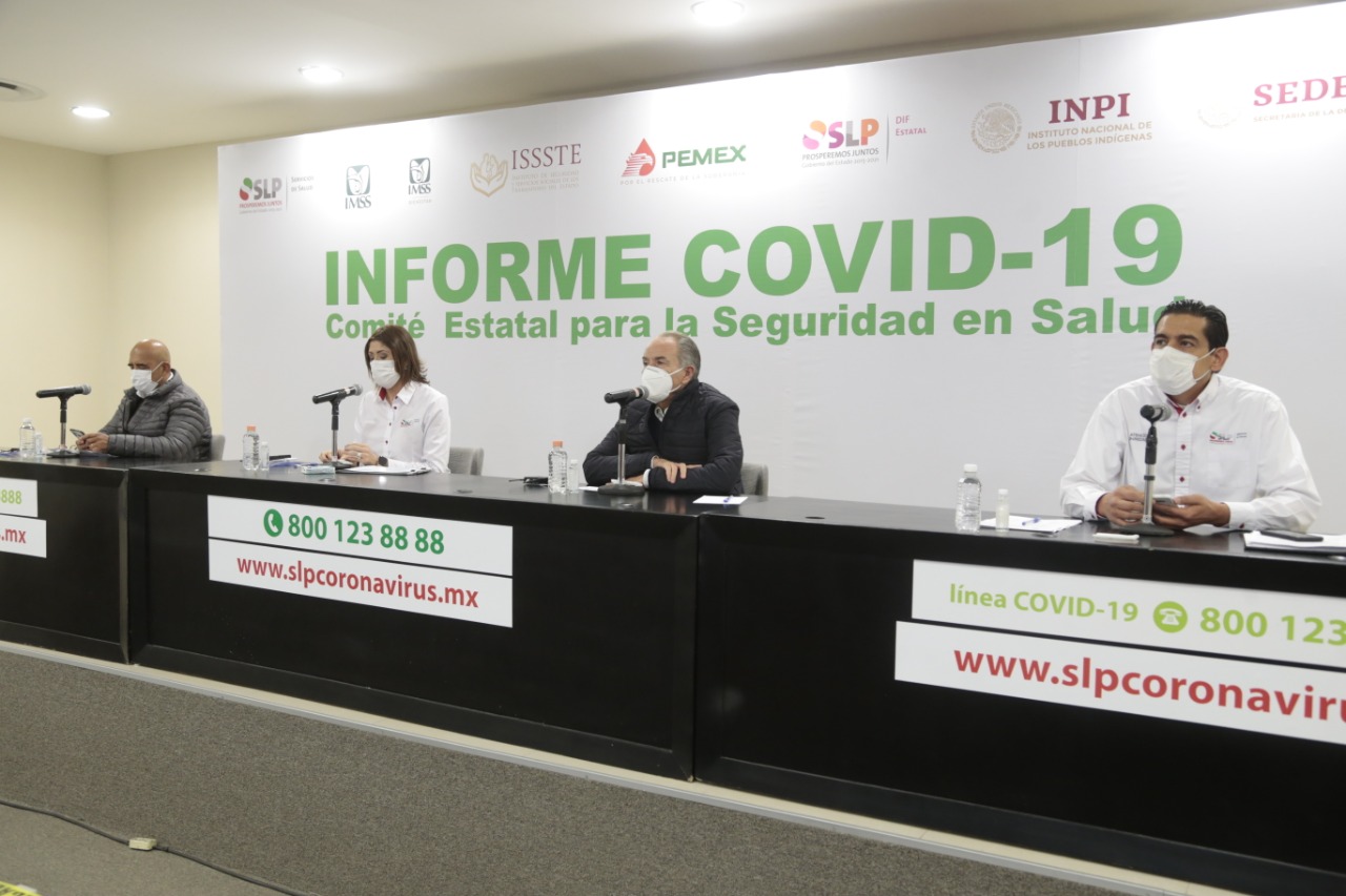  SLP casi llega a 35 mil casos de COVID