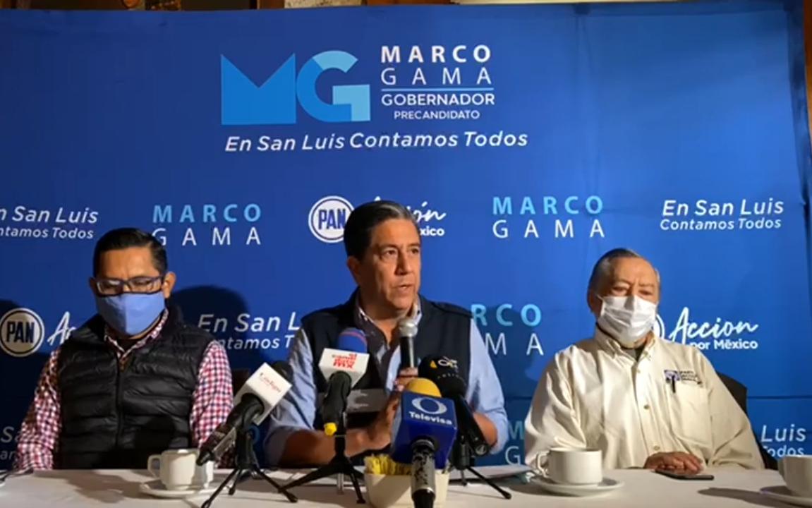  Asegura Marco Gama que su proyecto es el “más panista”; descarta declinar