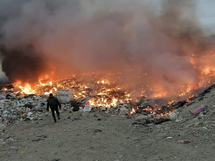  Sofocan incendio en relleno sanitario de Villa de la Paz