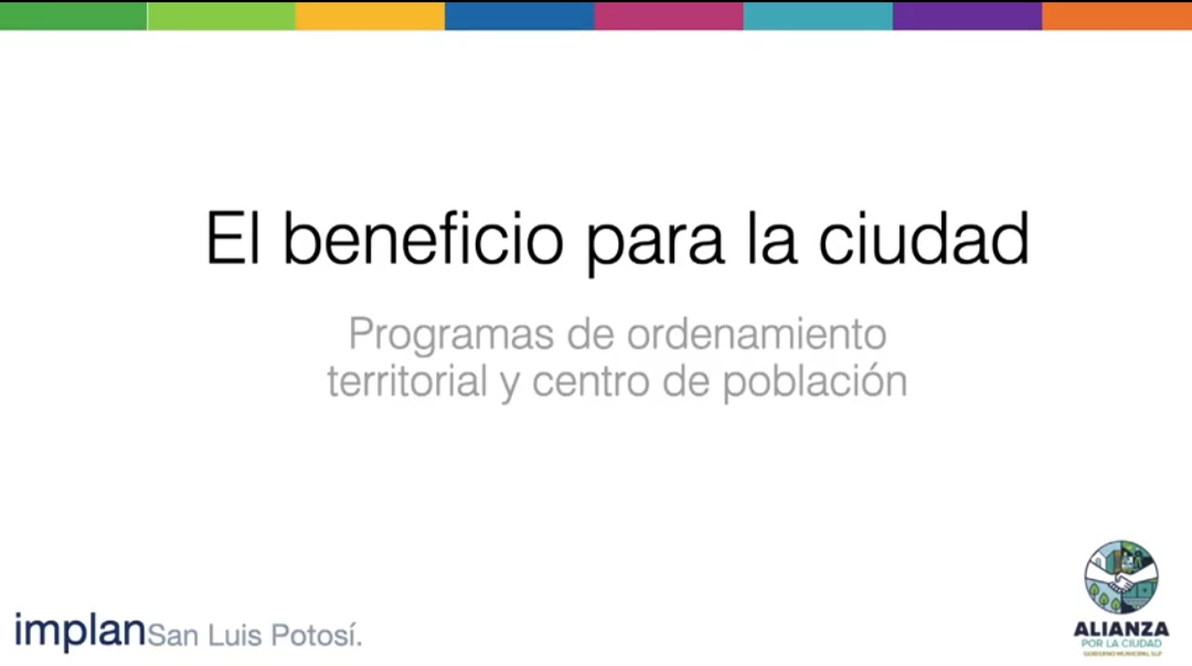  Promociona Implan “beneficios para la ciudad” de programas de desarrollo urbano