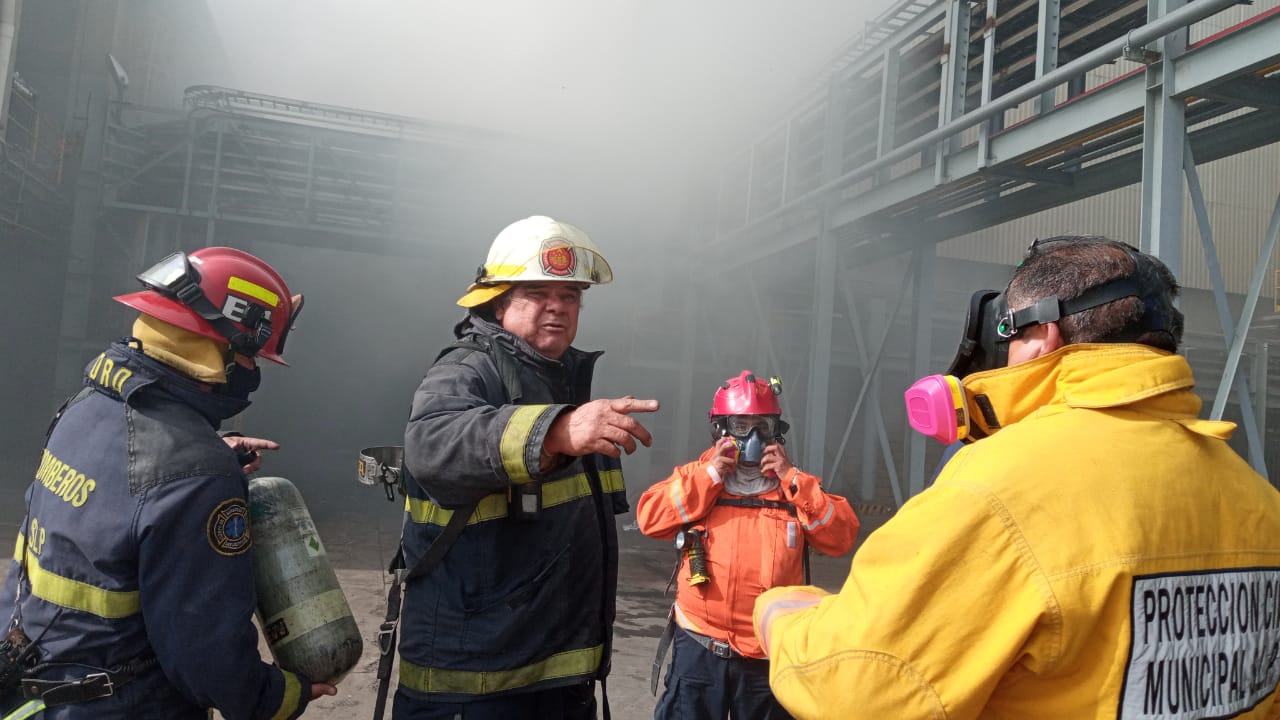  Se registra incendio en planta de zinc de Minera México