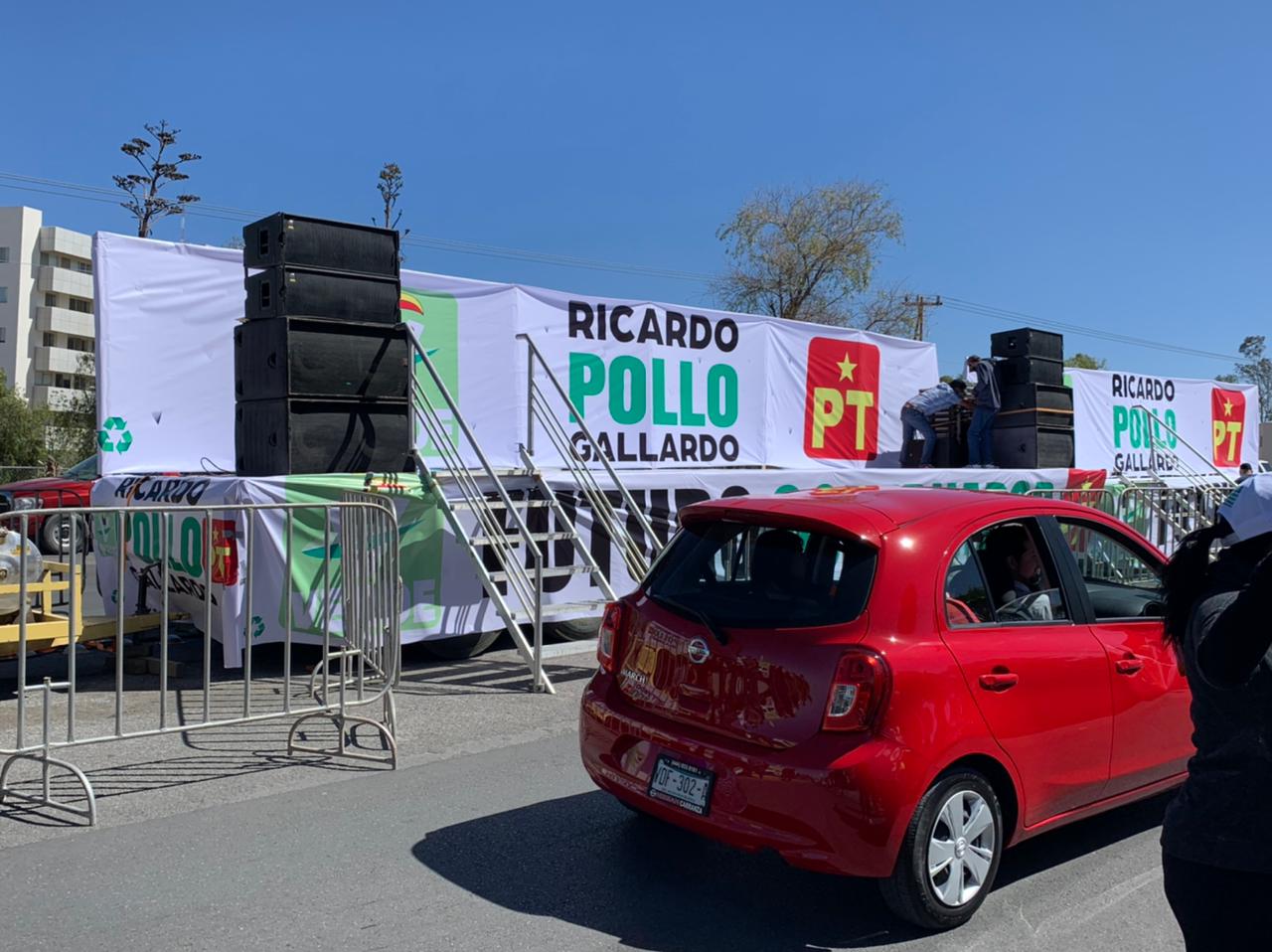  Pese a pandemia, Ricardo Gallardo Cardona armó evento masivo por su registro como candidato a la gubernatura