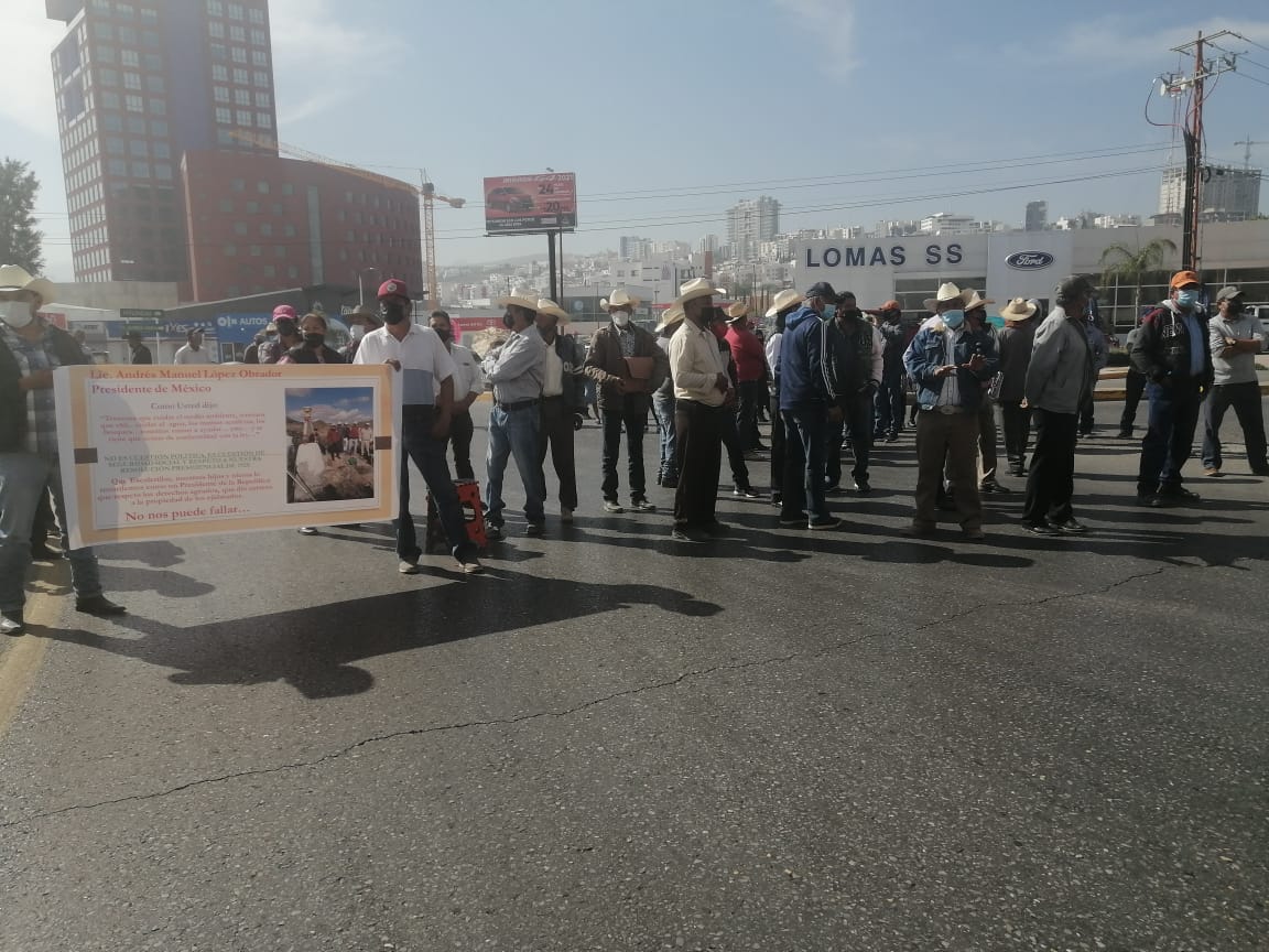  Ejidatarios de Escalerillas se manifiestan contra ANP de la Sierra de San Miguelito