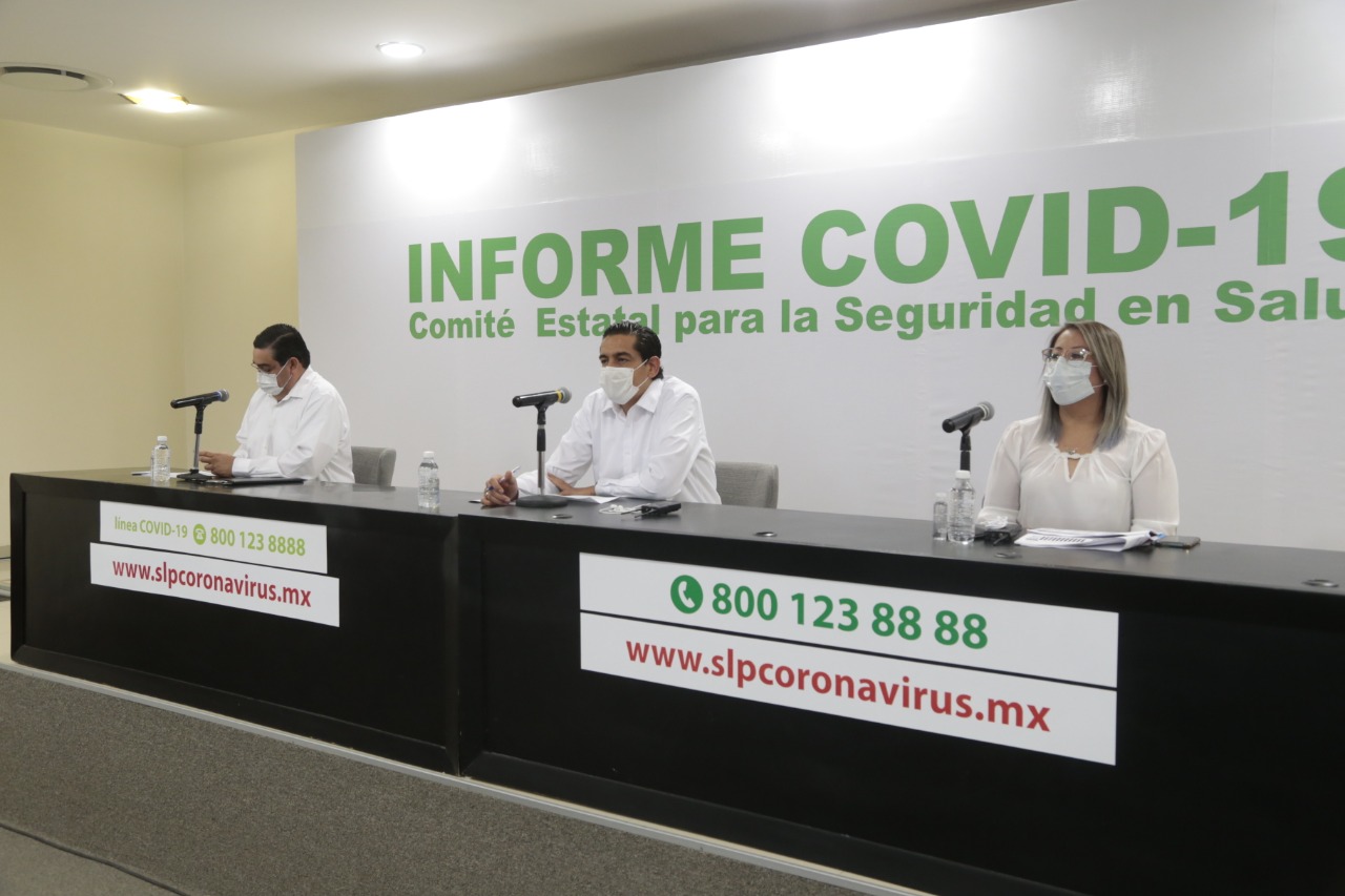  SLP vuelve a superar el centenar de casos diarios de COVID