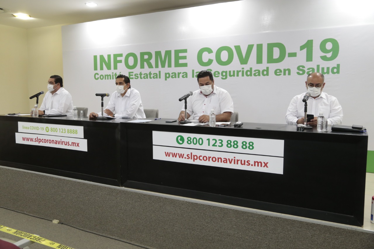  SLP continúa con cifras bajas de contagios de COVID