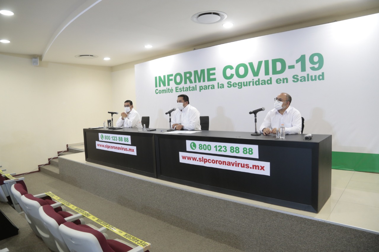  SLP vuelve a superar el centenar de casos nuevos de COVID