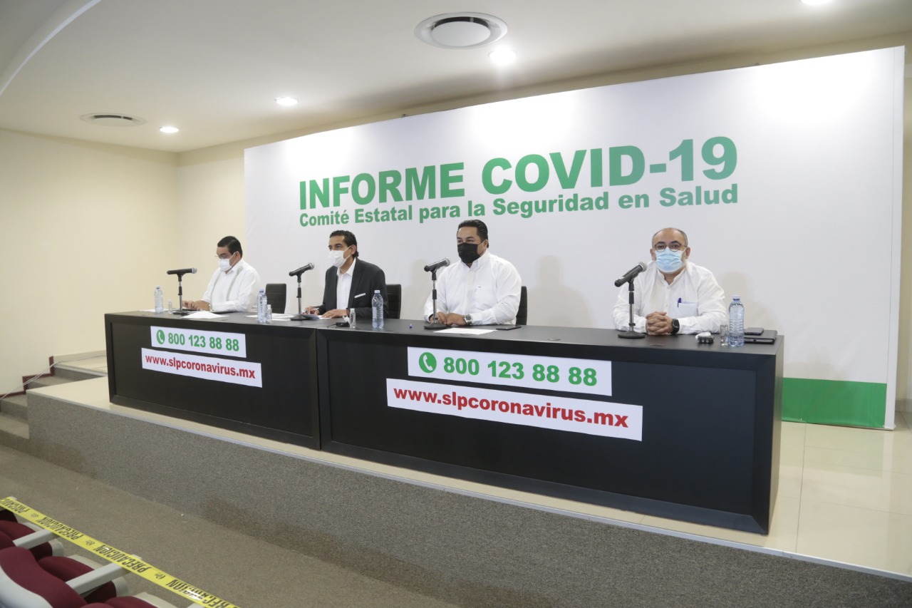  SLP sólo registró 15 casos nuevos de COVID