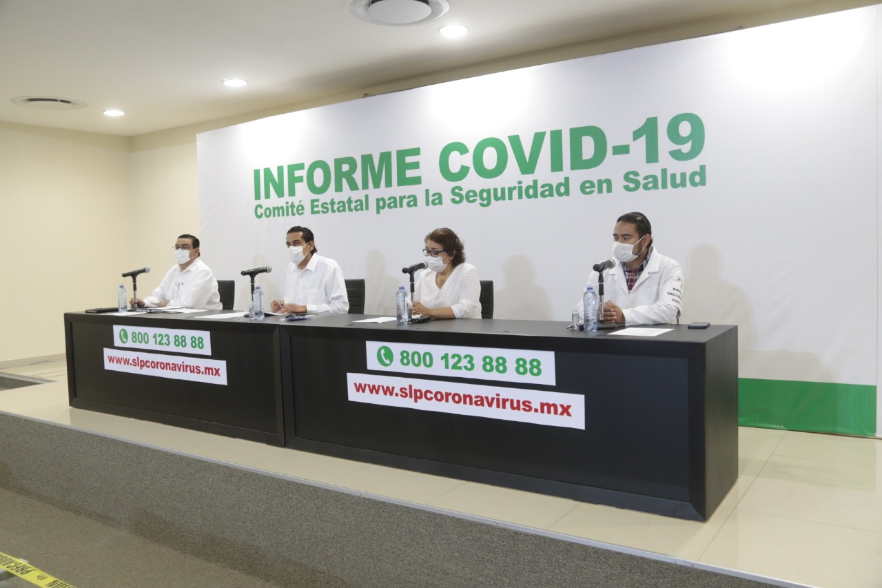  Continúa tendencia a la baja de casos de Covid-19 en SLP