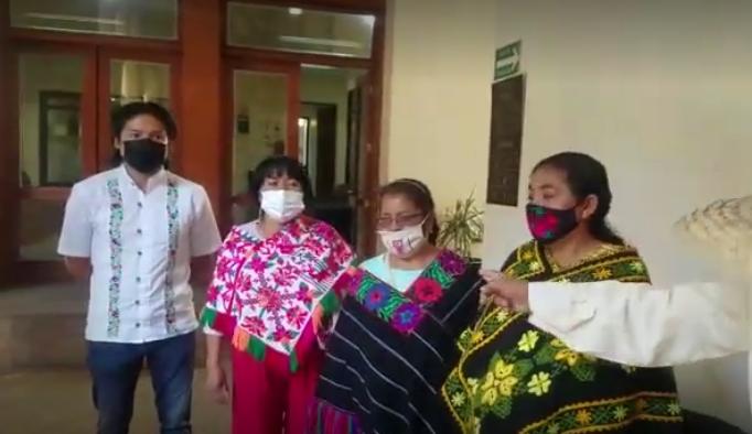  Representantes de comunidades indígenas se manifiestan contra candidatura de ‘El Mijis’