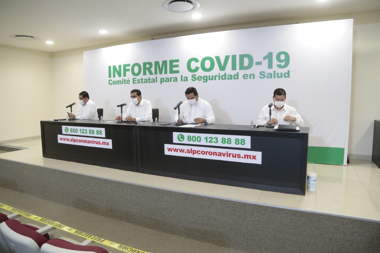  De nueva cuenta SLP registró baja en las cifras de COVID