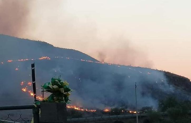  Incendio en Santa María del Río no afectó viviendas ni personas