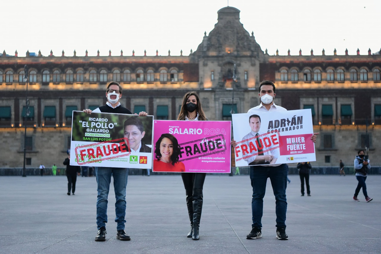  Integrantes de Movimiento Ciudadano denuncian a Gallardo ante la Fepade por “La cumplidora”