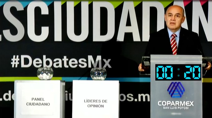  Machinena Morales abandonó debate de Coparmex; acusó estructura a favor de Pedroza