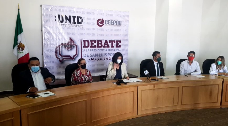  Definen orden de participación en debate de candidatos a la alcaldía de SLP