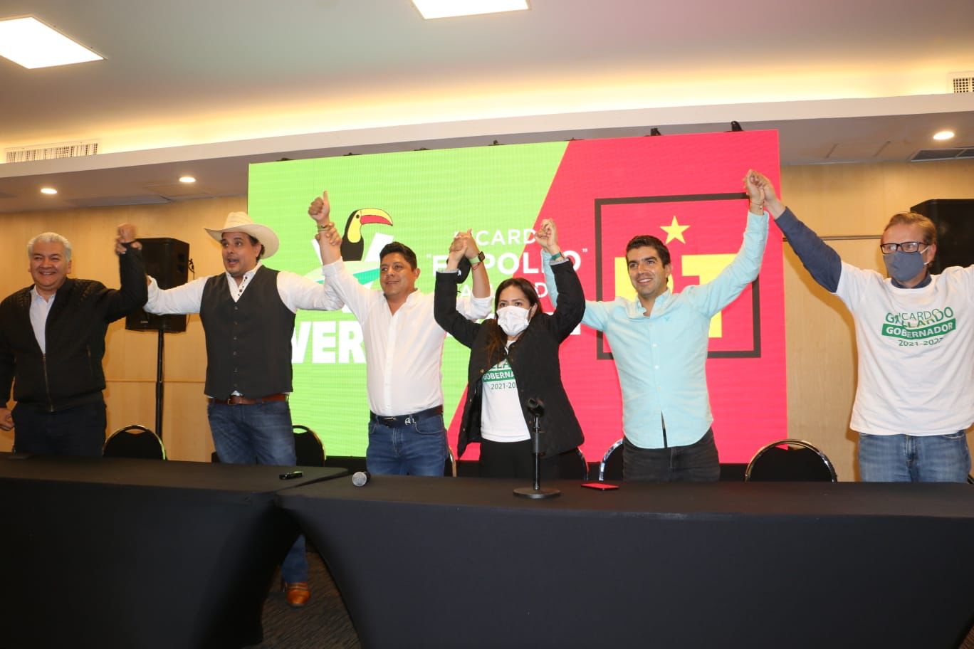  Cinco ex candidatos a la gubernatura han reconocido virtual triunfo de Gallardo Cardona