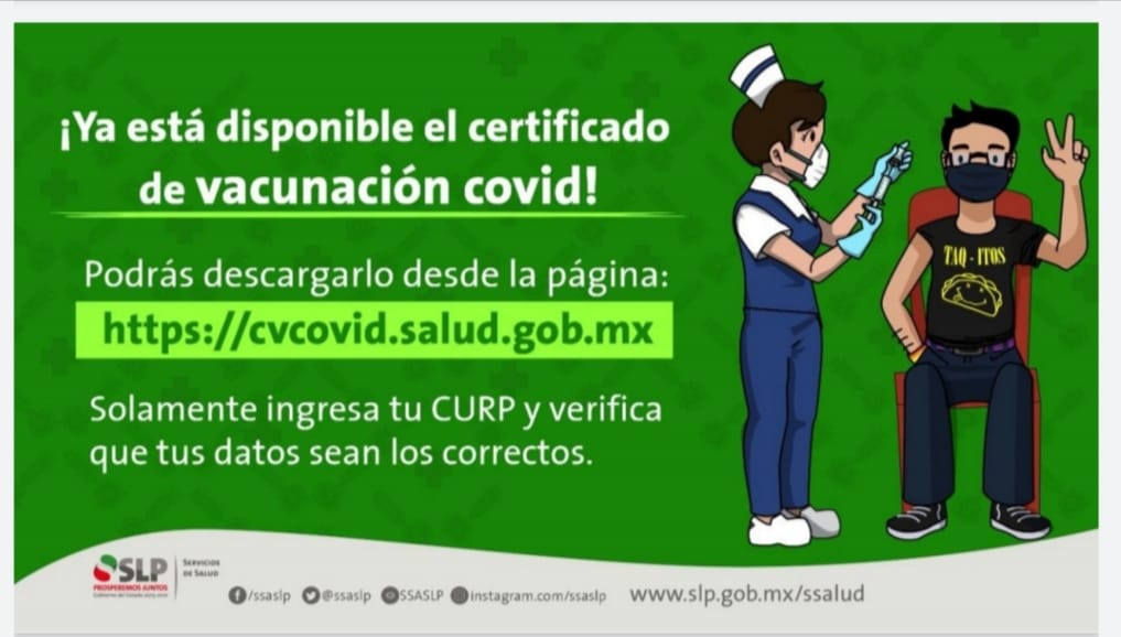  Ya se puede obtener el certificado de vacunación anti COVID-19