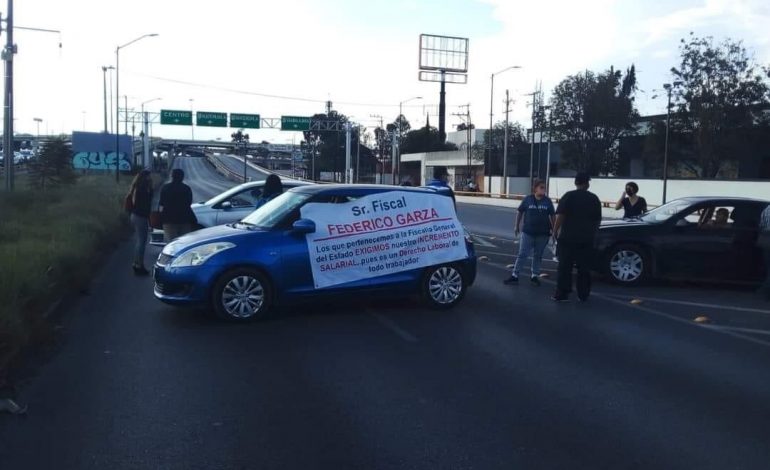  Manifestaciones en el Distribuidor Juárez paralizan la capital potosina